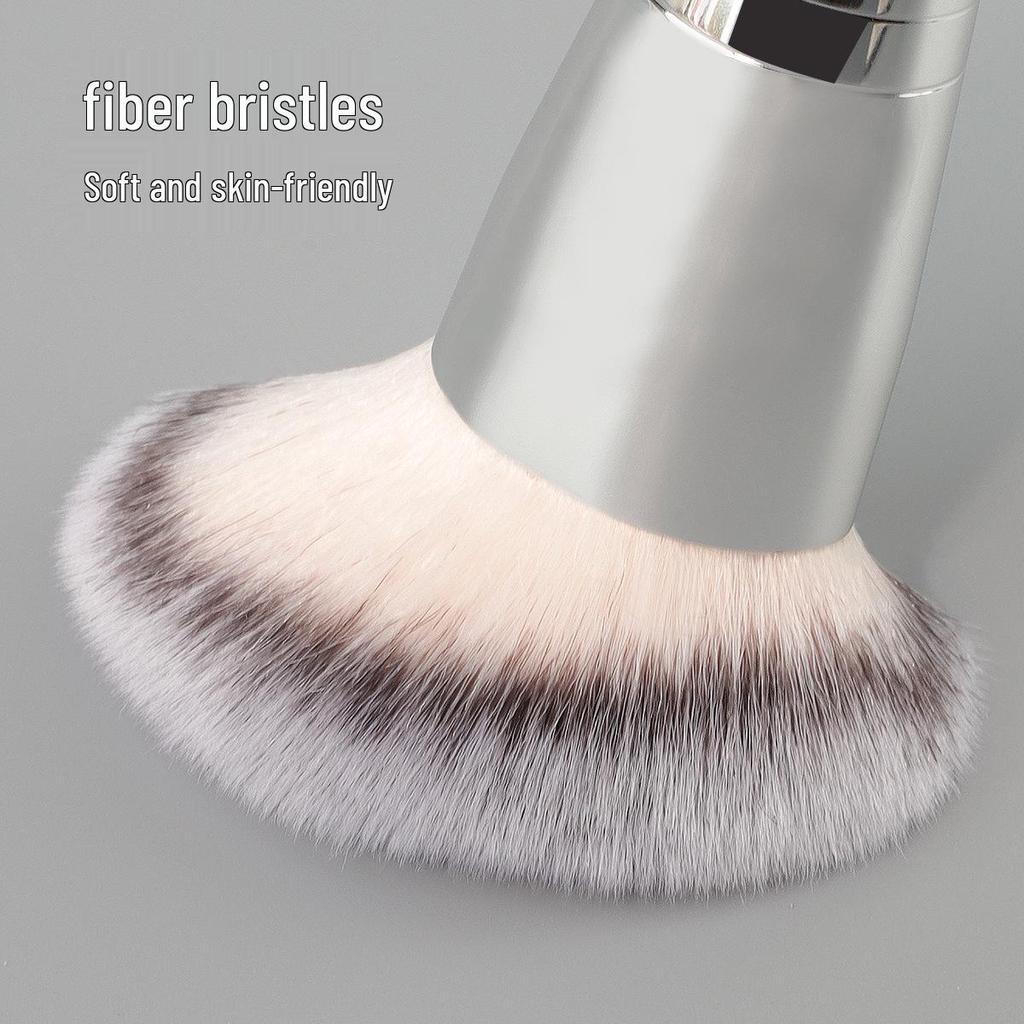 Doppelendiger Foundation- & Concealer-Pinsel: Angeschrägter Konturpinsel für Puder & Tragbares Make-up