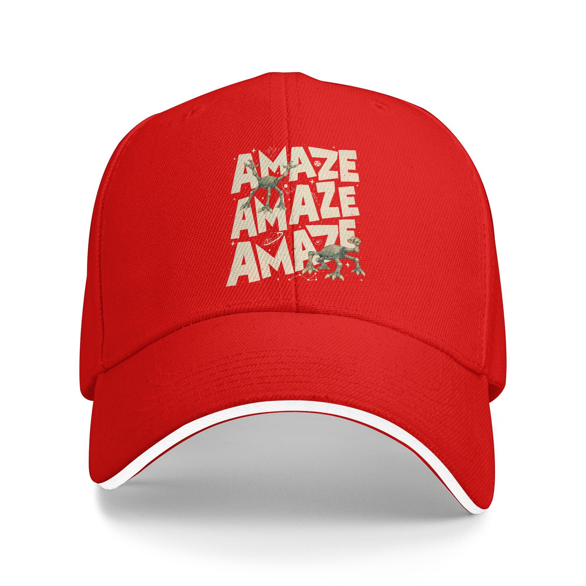 Unisexs Womens Project Hail Mary Rockys Amaze Amaze Amaze Hat  Sun Cap Casual Baseball Cap Sunscreen Hats One Size