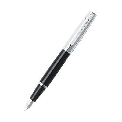 Sheaffer 300 Fényes Fekete/Króm Kupak/Krómozott Toll (Medence szökőkút)