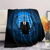 Anonymous  Print Flannel Blanket, High quality Comfortable for All Seasons, Home Decor, Warmth and Comfort