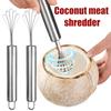 3/2/1 Pezzi Grattugia per Cocco Acciaio Inossidabile Raso di Cocco Raschietto per Polpa di Cocco Grattugia Pialla per Squame di Pesce Gadget per Raschiare le Squame di Pesce