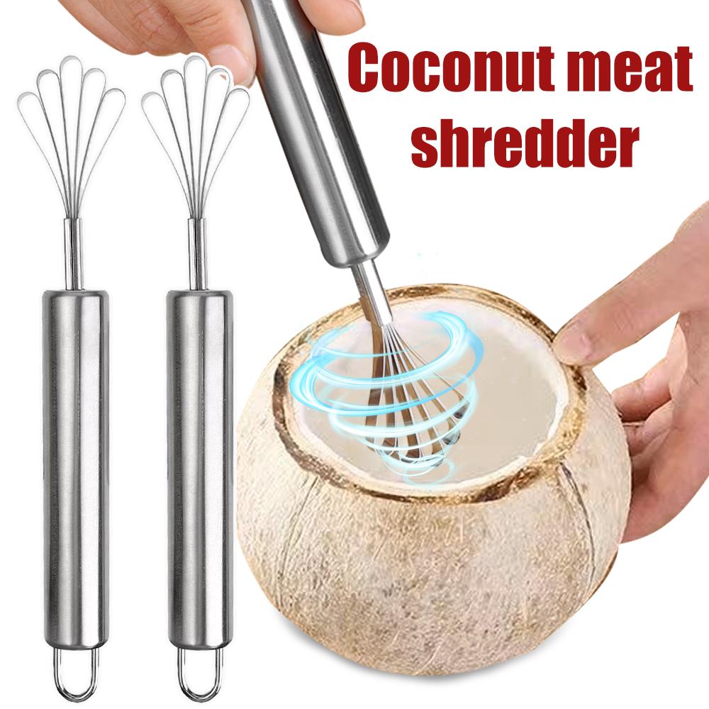 3/2/1 Pezzi Grattugia per Cocco Acciaio Inossidabile Raso di Cocco Raschietto per Polpa di Cocco Grattugia Pialla per Squame di Pesce Gadget per Raschiare le Squame di Pesce