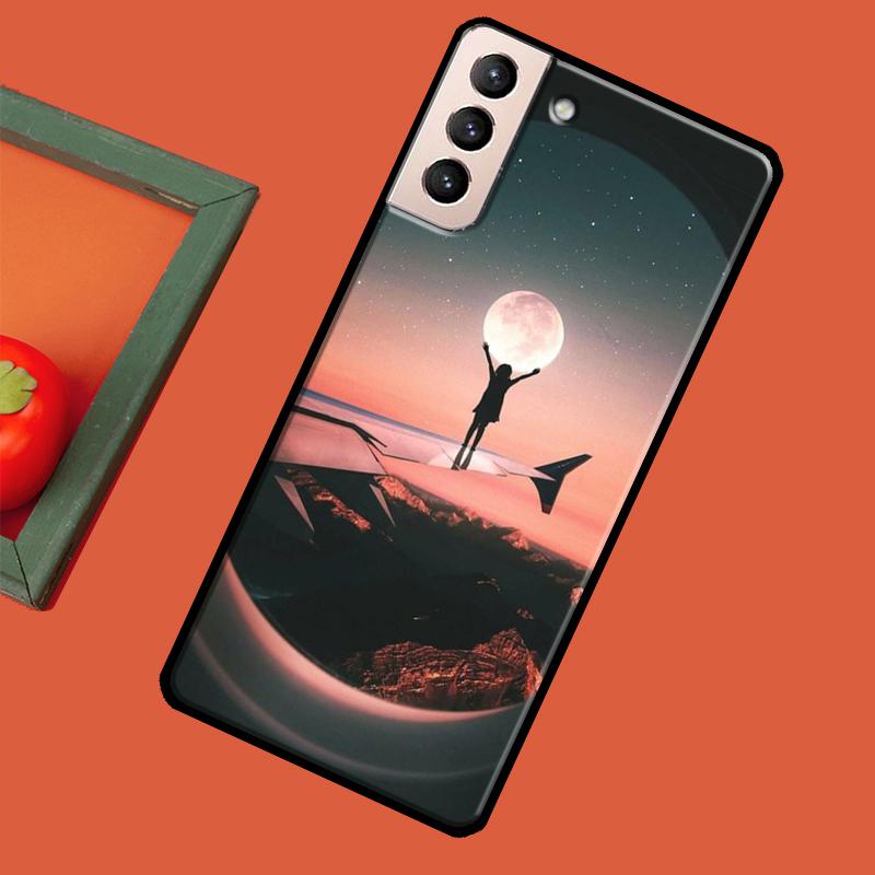 airplane Travel Flying Case For Samsung Galaxy S23 S22 Ultra S20 FE S21 Ultra Note 20 S8 S9 S10 Note 10 Plus Coque