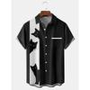 Camicia da Uomo Nuovi Stili Estivi - Moda Casual da Strada Comoda Morbida Traspirante Leggera Stampa con Disegno di Gatto 3D