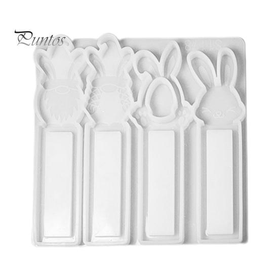 

Силиконовая форма Пасхальный кролик Форма Антипригарный Многоразовые подарочные деньги Литейные формы для мыла Свечи Пасхальные подарки белый