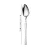 Patterned stainless steel small waist knife, fork and spoon set Patterned handle Stainless steel western tableware Patterned round spoon