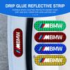 2pcs Car Night Reflective Strip Warning Stickers Road Safety Tips For BMW 1 3 5 7 Series M F01 F20 F10 F13 E52 E53 E60 E93 RI3