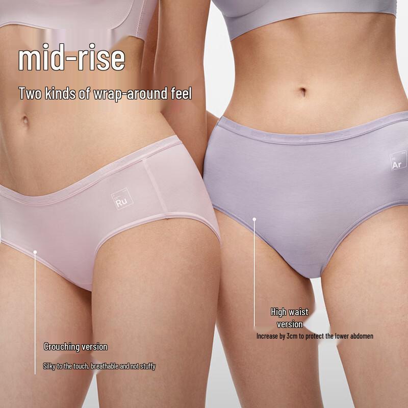 Bananain Silver Skin 500E Women's Antibacterial Modal Seamless Briefs 3-Pack