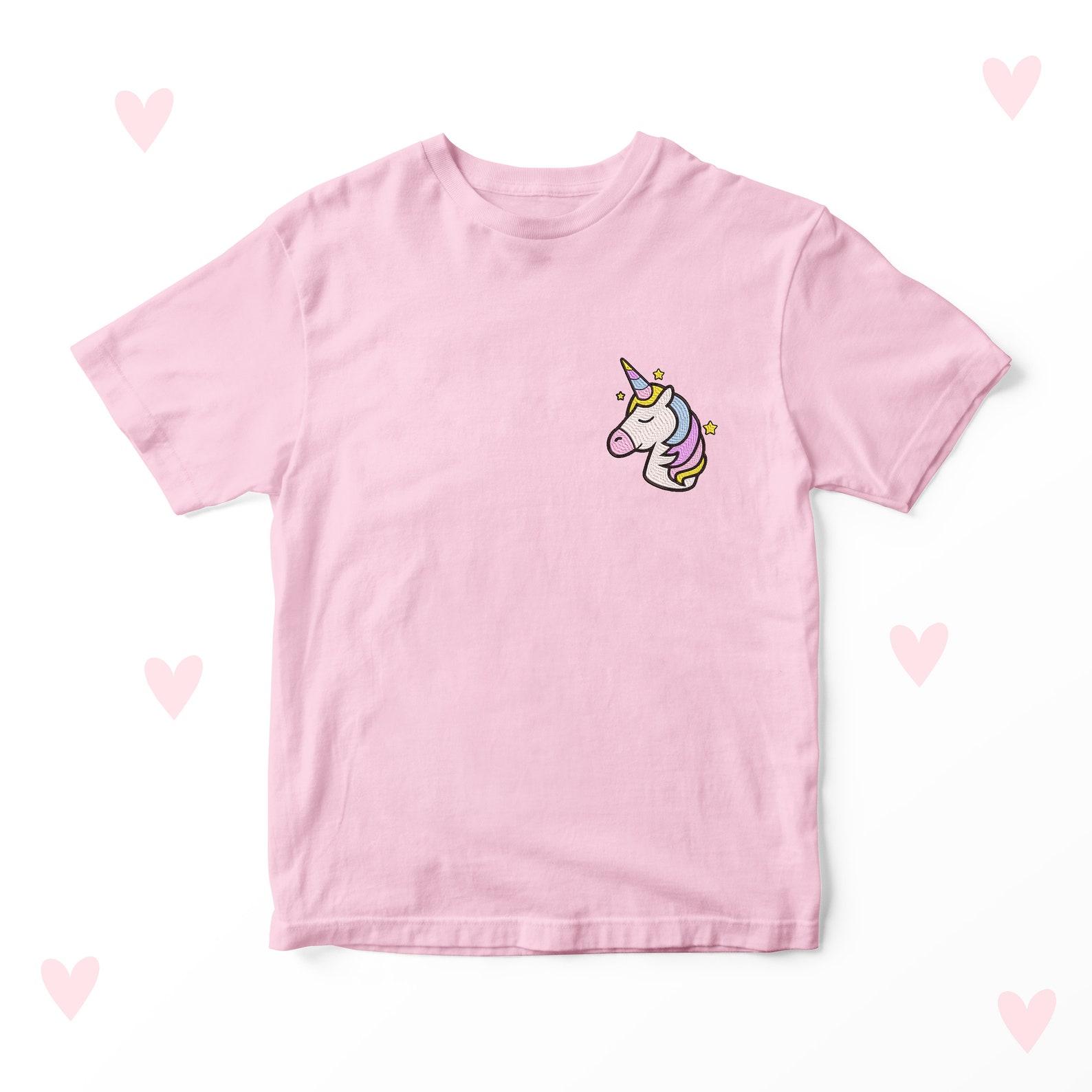 Kids Unicorn Embroidered T-shirt: Baby Toddler Clothing 120