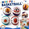 9cm Mini Basketball for Kids Solid PU Material High Elasticity Indoor Outdoor Toy Suitable for Toddlers and Preschool Children