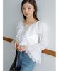 Snidel Varie Lace Blouse SWFB251098 White Women's