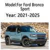 For Ford Bronco Sport CX430 2021 2022-2025 Window Door Visor Vent Awning Sun Rain Wind Guard Cover Weathershield Car Accessories