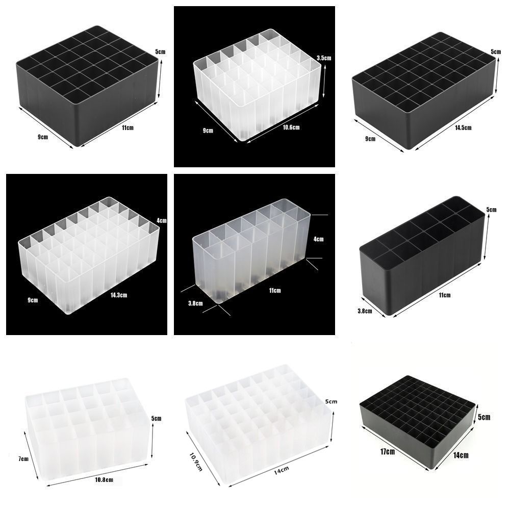 Simple 12/24/30/40/48/80/100 Slots Pen Holder Large-capacity Multifunctional Brush Pen Storage Rack Marker Pen Holder