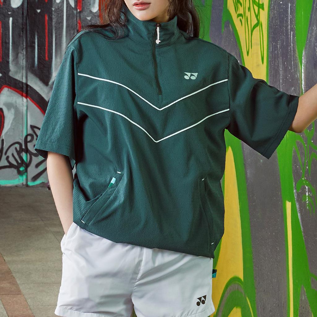 Yonex 255Jj004U Green Unisex Color Piping Tennis Jacket