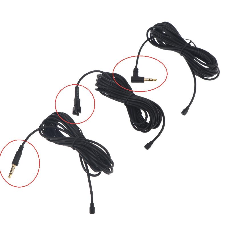3 Meter 3.5Mm Male To Female Audio Extension Cable Car Audio Microphone Clip Jack Plug Stable Transmission For Car Dvd Radio