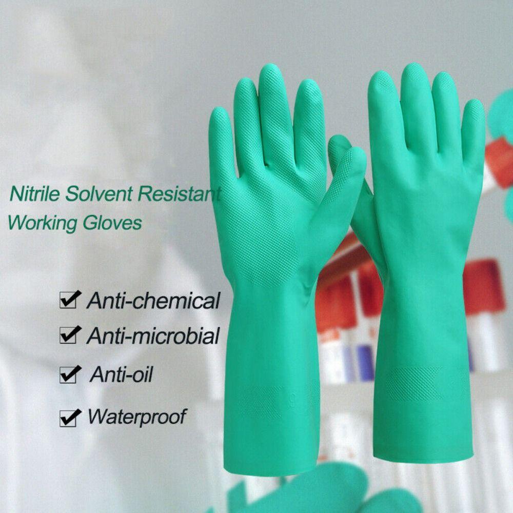 Labor Protection Safety Work Gloves Reusable Protection  Gloves Thick Nitrile Gloves  Dishwashing