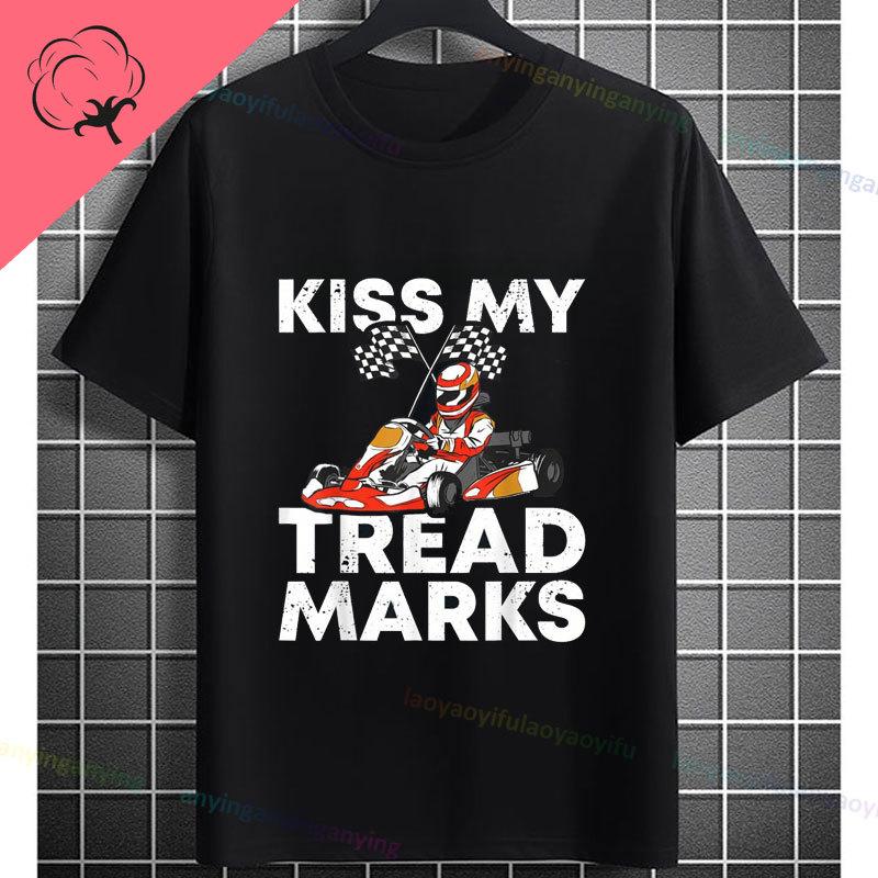 Go Kart Racing Karting Driver Enthusiast Carting Retro Graphic Tshirt Fashion Casual Wear Shortsleev Oneck 100 Cotton Tshirt