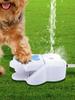 Water Fountain for Dog Summer Outdoor Dog Drinking Fountain Paw Activated Pet Sprinkler Toy Step On Dog Water Fountain for Puppy
