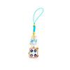 Peace & Joy Wealth Attraction Lucky Cat Bell Keychain - Japanese Style Ceramic Charm