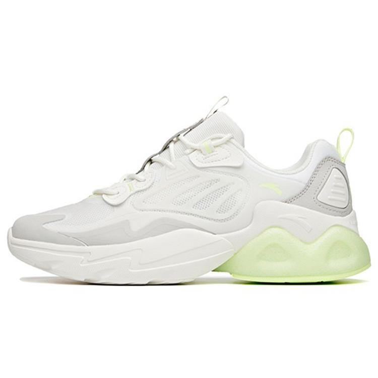 

New Anta Millennium 2.0 Cushioning Anti-Slip And Wear-Resistant Low-Top Chunky Sneakers Men s White Green 112128896-1 40.5