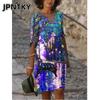 JPNTKY Fashion Summer Spring Short Sleeve V-Neck Casual Dresses