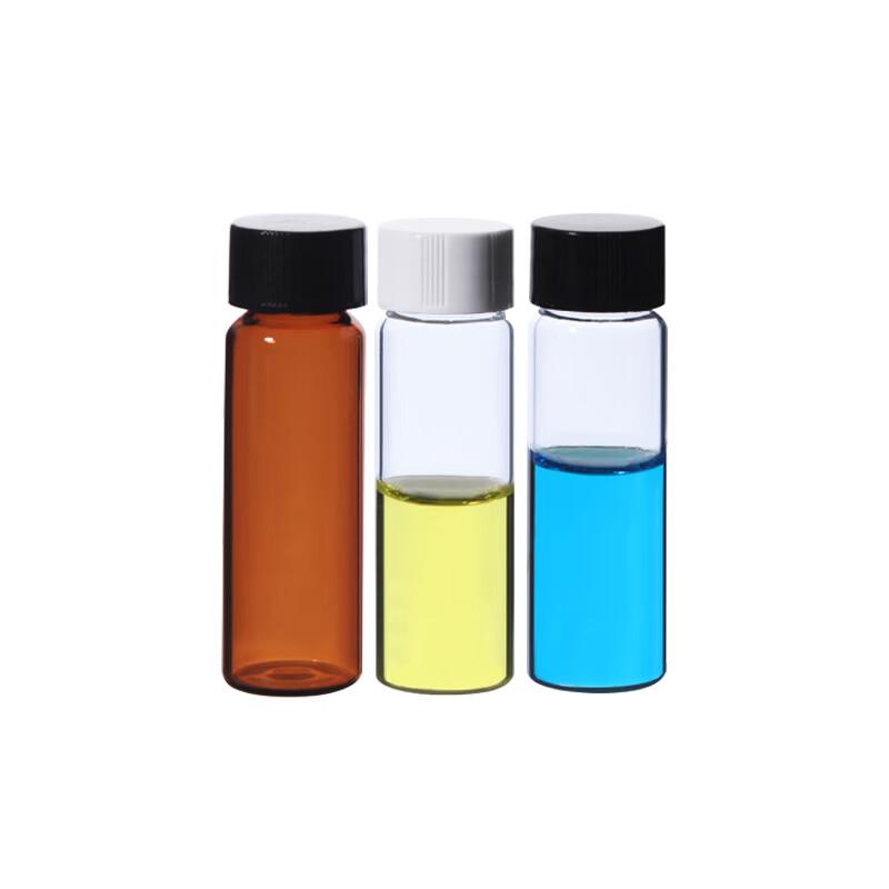 Leigu 5ml Borosilicate Glass Screw Cap Sample Bottles