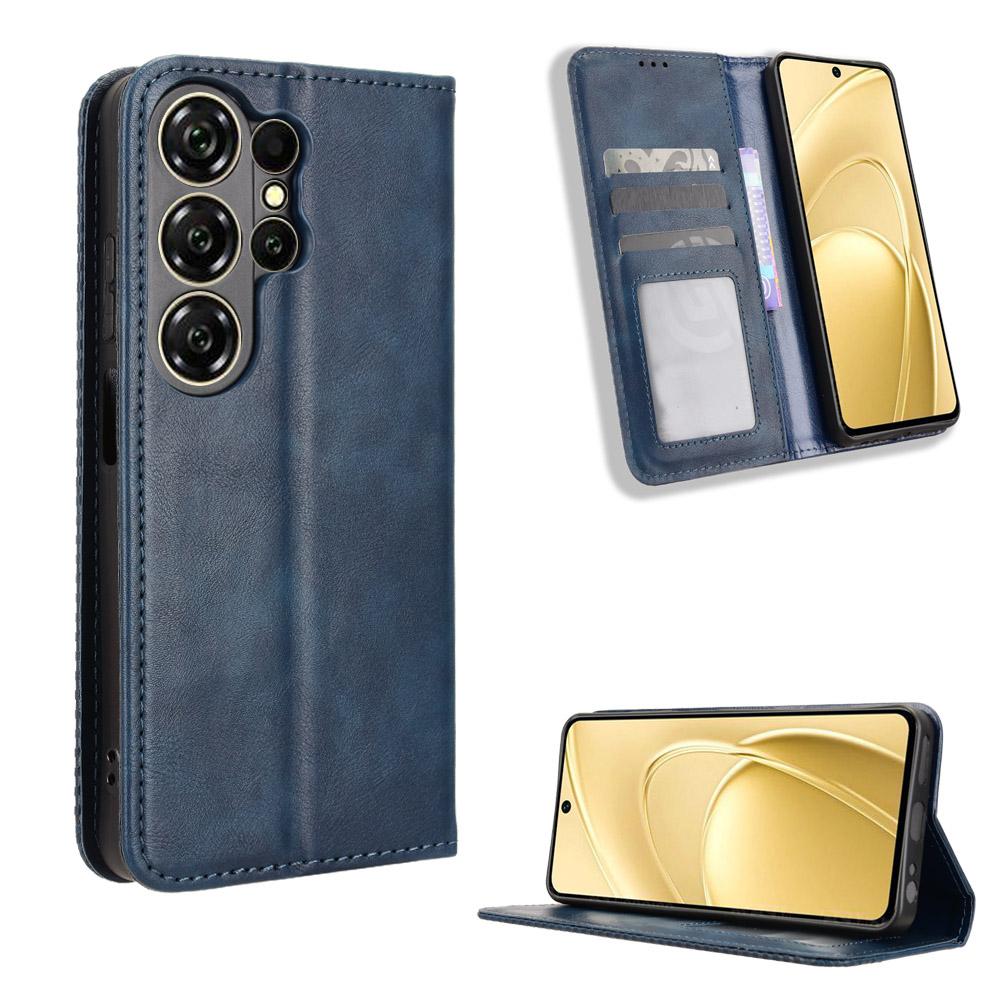 Flip Case für Oukitel C26 mit Magnetverschluss Geldbörse Leder Handyhülle