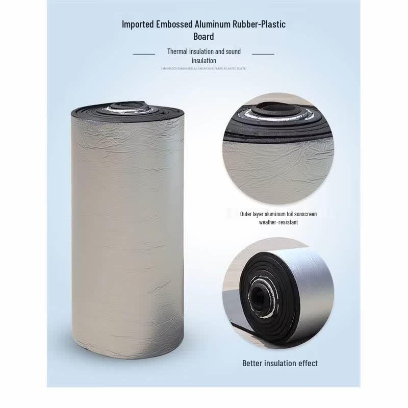 Rongyu 5mm Self-Adhesive Rubber Plastic Insulation Board