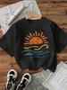 Unisexs Patterned Printed Tshirt 100 Cotton Loose And Comfortable Versatile And Suitable For All Occasions