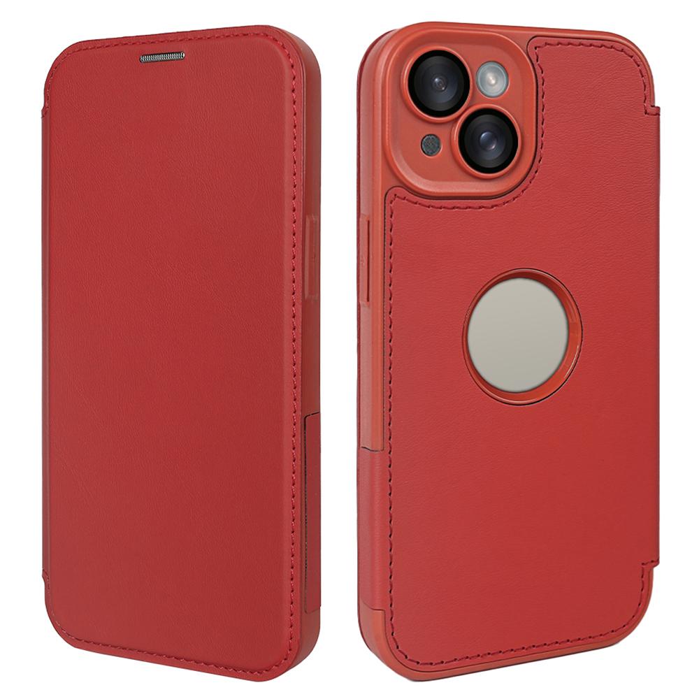 

For iPhone 13 Magnetic Case RCS Eco Friendly Phone Cover with RFID Blocking Red