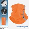 Windproof Winter Cycling Face Mask and Neck Gaiter - Double Layered Fleece Scarf