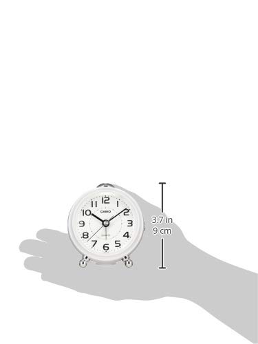 Casio Alarm Clock Table Clock White Analog Small Snooze Light TQ-149-7JF