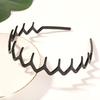 Yousheng 2Pcs Hair Hoop Large Wave Shape Plastic Hair Comb M-Shaped Comfortable Non-Slip Headband Hair Accessories