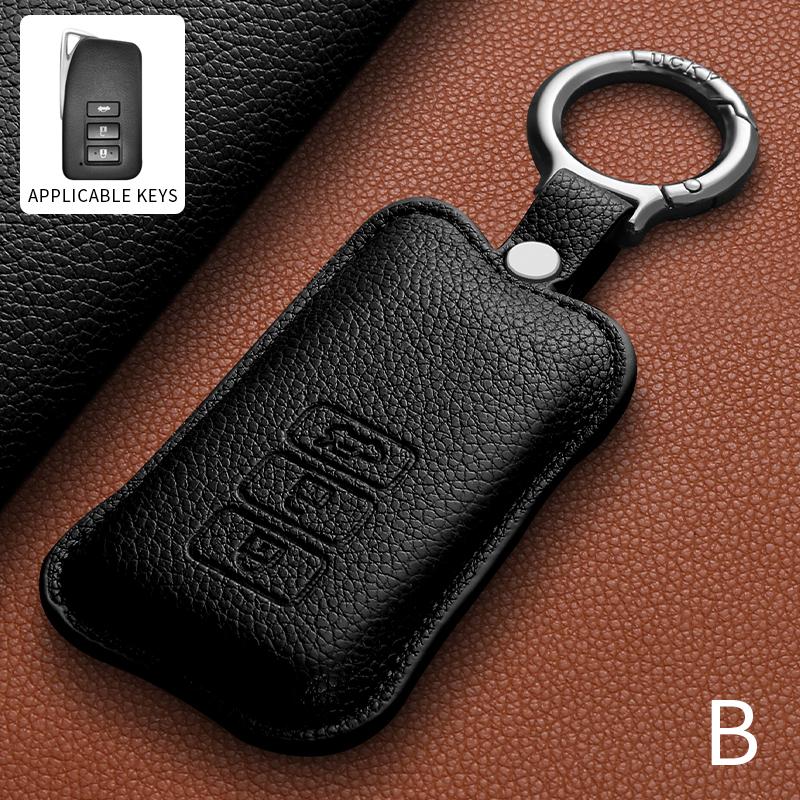 Leather Car Remote Key Case For LEXUS ES300H RX300H LS500H LX700H GX550H NX350H RZ450e NX PHEV RX PHEV Anti-Scratch Accessories