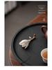 Handmade Ceramic Flower-Shaped Incense Holder for Magnolia Scented Sticks - Zen Home Decor Sandalwood & Agarwood Burner