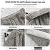 Relaxed Women's Chenille Fleece Striped Wide-Leg Pants for Autumn/Winter