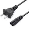 EU Power Cable 2pin IEC320 C7 US Power Extension Cord For Laptop Charger Printer Radio Speaker-Homeclub