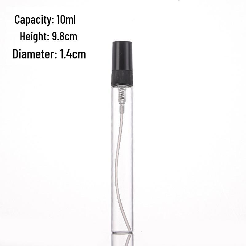 Perfume Refillable Glass Spray Bottles - 2ml, 3ml, 5ml, 10ml Flower Water Sample Sizes