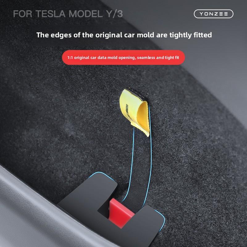 2025-2025 Tesla Model 3/Y Emergency Escape Handle Safety Pull Rope Release Kit for Car Rear Door Emergencies (Highland/Juniper)