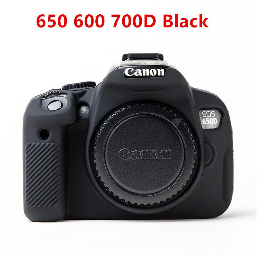 Soft Silicone Armor Camera Body Case For Canon EOS 600D 650D 700D R10 R7 RP R6 R 7D 77D 5D3 5D4 6D 80D 70D 6DII 1500D 1300D 200D