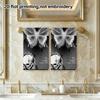Absorbent Quick Dry Bath Towel, Gothic Skull Butterfly Print, Soft Shower Wash Towel