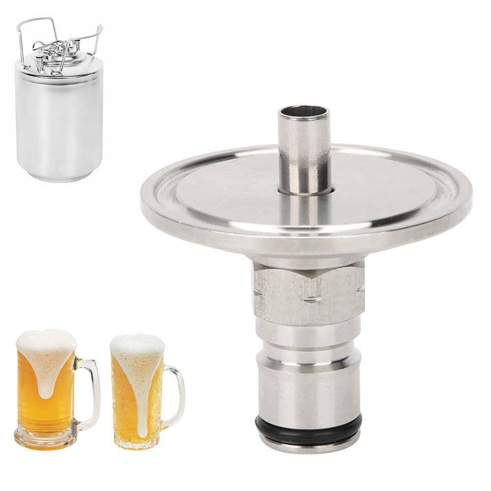 1.5in Tri Clamp Adapter 1/2 NPT Female Ball Connector Professional Sanitary Fitting  Home Brew
