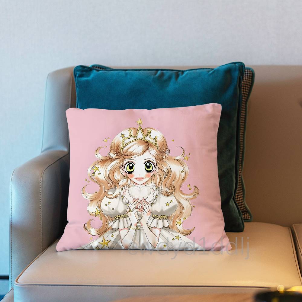 SSugar SSugar Rune Anime Pillow Case Short Plush Sofa Decorative Gift Home Doublesided Printing Cushio