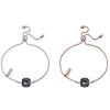 Ikuri Bracelet Silver Knight Cushion Cut Women's 12mm Chain