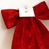 Wedding Hanging Bow Velvet Large Christmas Tree Bow Red Velvet Bow Red Christmas Bows For Office Party Outdoor Decorations