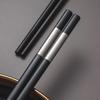 Anti-slip Alloy Chopsticks with Floral Design