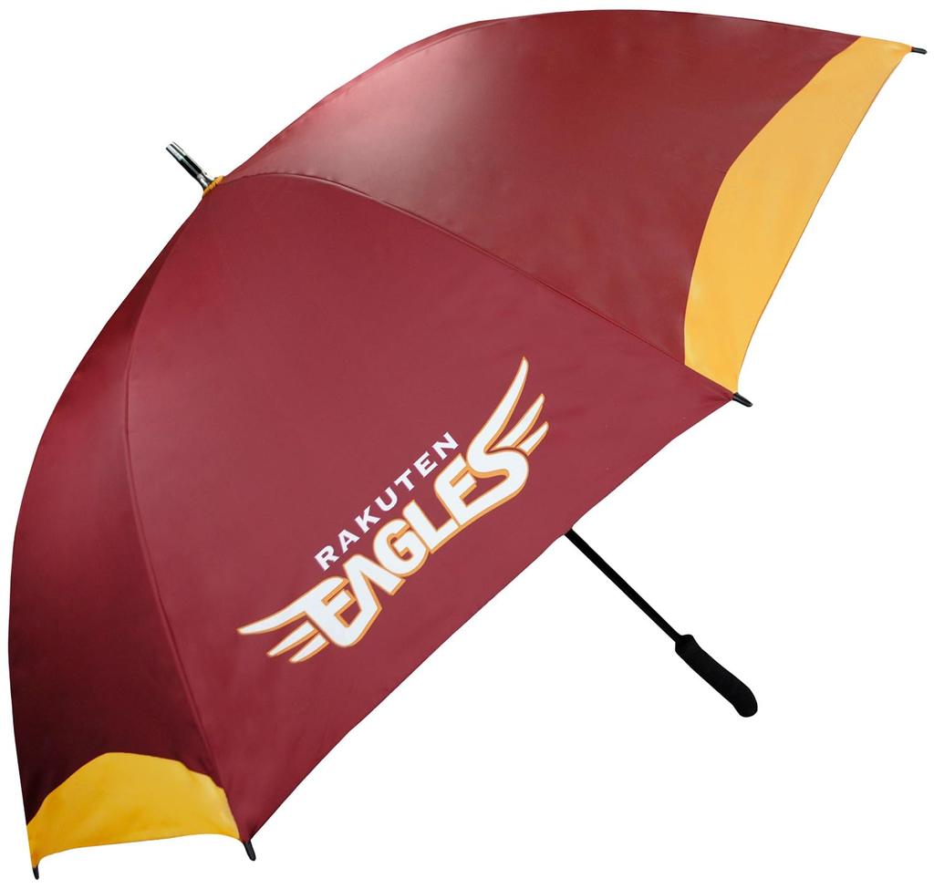 LEZAX Tohoku Rakuten Golden Eagles Golf Umbrella, Red, REUM-5747