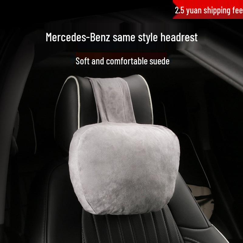 Mercedes-Benz Universal Car Headrest Pillow - 4 Seasons Neck Support for Comfortable Seating
