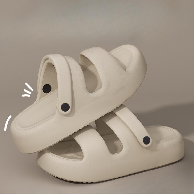 

Тапочки, Домашняя обувь, Нескользящая уличная обувь, Сандалии на толстой подошве с ощущением ходьбы по фекалиям Fits 43-44 хаки