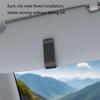ABS Materials Car Sunglasses Holder With Soft Padding Multipurpose Organizers for Glasses Tickets Quick Installation